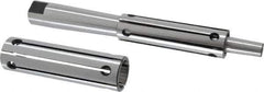 Interstate - 1 to 1-1/4" Grip, Expanding Lathe Mandrel - 1" Shank Diam, 4" Sleeve Length, 9" Arbor Length - Industrial Tool & Supply