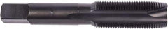 Union Butterfield - #10-24 UNC, 2 Flute, Oxide Finish, High Speed Steel Spiral Point Tap - Plug Chamfer, Right Hand Thread, 2-3/8" OAL, 7/8" Thread Length, 0.194" Shank Diam, 2B Class of Fit, Series 1985 - Exact Industrial Supply