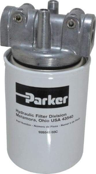 Parker - 3/4 NPTF, 3 Micron, Filter Assembly - Cellulose - Industrial Tool & Supply