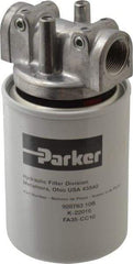 Parker - 3/4 NPTF, 10 Micron, Filter Assembly - Microglass - Industrial Tool & Supply