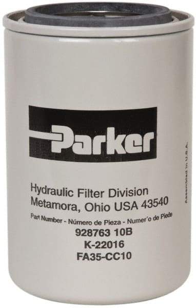 Parker - 3/4 Thread, Filter Element - Microglass - Industrial Tool & Supply
