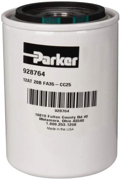 Parker - 3/4 NPTF, Filter Element - Microglass - Industrial Tool & Supply