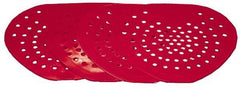 NuTrend Disposables - Vinyl Urinal Screen - Red, Cherry Scented - Industrial Tool & Supply