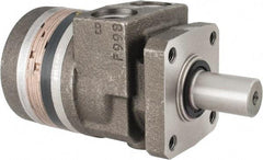 Parker - NPT Thread, 1/2" Port Size, 722 Max RPM, Bi Rotational, 4 Bolt Mount Hydraulic Motor - 1,800 Max psi, 3 Cu In Displacement, 180°F Max - Industrial Tool & Supply