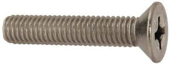 Value Collection - 3/8-16 UNC, 2" OAL Slotted Drive Machine Screw - Flat Head, Grade 316 Stainless Steel, Uncoated, Without Washer - Industrial Tool & Supply