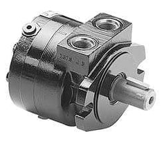 Parker - SAE Thread, 7/8-14" Port Size, 740 Max RPM, Bi Rotational, SAE A Mount Hydraulic Motor - 2,500 Max psi, 5.4 Cu In Displacement, 180°F Max - Industrial Tool & Supply