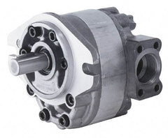 Parker - 2 GPM, 7/8-14 UNF-2B SAE Inlet Size, 2,500 RPM, 1/2" Shaft Diam, SAE AA Mount, Hydraulic Gear Pump - 2.04 GPM at 1,800 RPM, 4.08 GPM at 3,600 RPM, 2,500 psi Max Working Pressure, 7/8-14 SAE Port Size - Industrial Tool & Supply