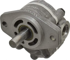 Parker - 0.9 GPM, 7/8-14 UNF-2B SAE Inlet Size, 2,500 RPM, 1/2" Shaft Diam, SAE AA Mount, Hydraulic Gear Pump - 0.89 GPM at 1,800 RPM, 1.78 GPM at 3,600 RPM, 2,500 psi Max Working Pressure, 7/8-14 SAE Port Size - Industrial Tool & Supply