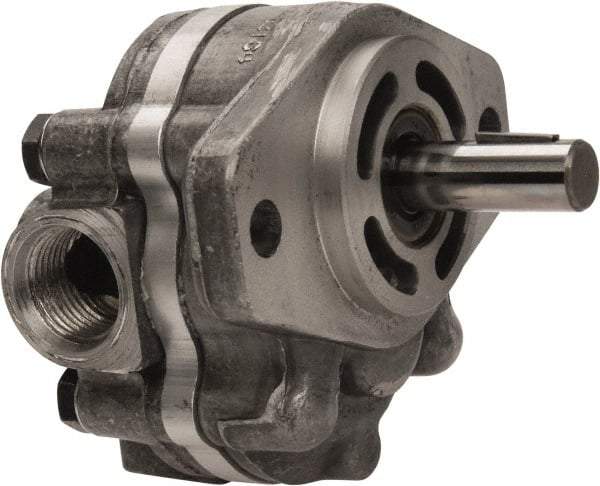 Parker - 1.3 GPM, 7/8-14 UNF-2B SAE Inlet Size, 2,500 RPM, 1/2" Shaft Diam, SAE AA Mount, Hydraulic Gear Pump - 1.31 GPM at 1,800 RPM, 2.62 GPM at 3,600 RPM, 2,500 psi Max Working Pressure, 7/8-14 SAE Port Size - Industrial Tool & Supply