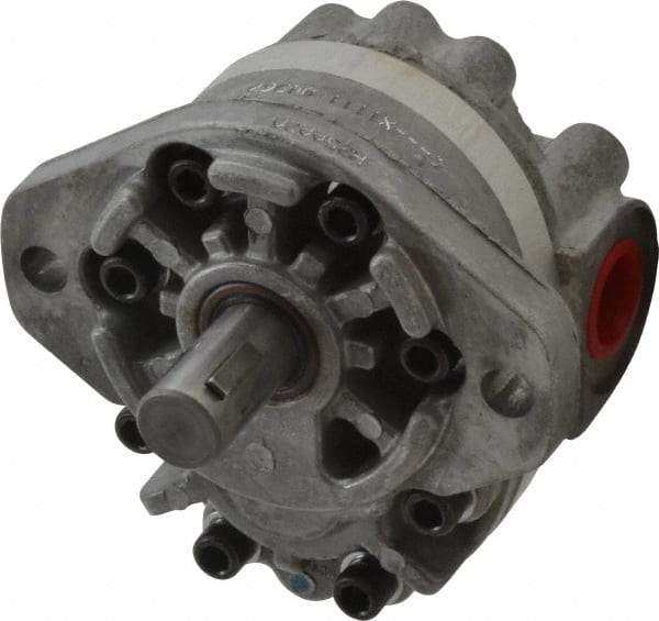 Parker - 4.7 GPM, 1-1/6-12 UNF-2B SAE Inlet Size, 2,500 RPM, 3/4" Shaft Diam, SAE A Mount, Hydraulic Gear Pump - 4.7 GPM at 1,800 RPM, 9.4 GPM at 3,600 RPM, 2,500 psi Max Working Pressure, 1-1/16-12 SAE Port Size - Industrial Tool & Supply