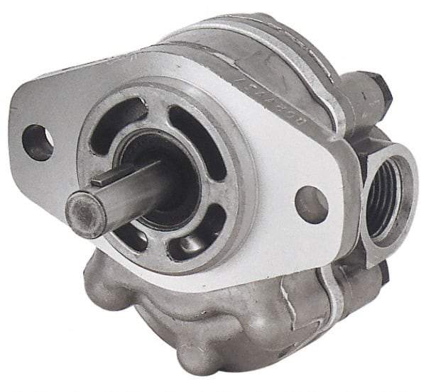 Parker - 16.7 GPM, 1-5/8-12 UNF-2B SAE Inlet Size, 2,500 RPM, 7/8" Shaft Diam, SAE B Mount, Hydraulic Gear Pump - 15.32 GPM at 1,800 RPM, 30.64 GPM at 3,600 RPM, 2,500 psi Max Working Pressure, 1-5/8-12 SAE Port Size - Industrial Tool & Supply