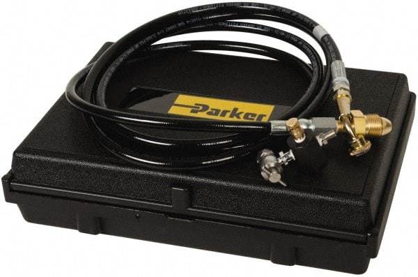 Parker - Accumulator Charging & Gauge Assembly - Pressure Gauge Not Included, Use with Hydraulic Accumulators - Industrial Tool & Supply