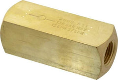 Parker - 15 GPM 1/2 Inlet Brass Hydraulic Control Valve - 1/2-14 Thread - Industrial Tool & Supply