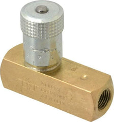 Parker - 3 GPM 1/8 Inlet Brass Hydraulic Control Valve - 1/8-27 Thread - Industrial Tool & Supply