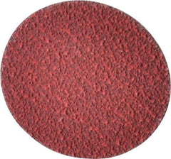 Norton - 2" Disc Diam, 60 Grit, Ceramic Alumina Quick Change Disc - Type R Attaching System, Coated, Red, Medium Grade, 25,000 RPM, R981 Series - Industrial Tool & Supply