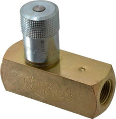 Parker - 15 GPM 1/2 Inlet Brass Hydraulic Control Valve - 1/2-14 Thread - Industrial Tool & Supply