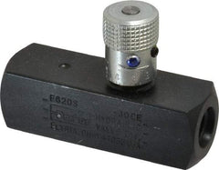 Parker - 5 GPM 9/16 Inlet Steel Hydraulic Control Valve - 9/16-18 Thread - Industrial Tool & Supply