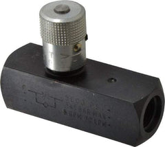 Parker - 8 GPM 3/4 Inlet Steel Hydraulic Control Valve - 3/4-16 Thread - Industrial Tool & Supply