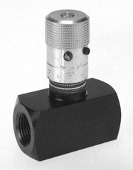 Parker - 25 GPM 1-1/16 Inlet Steel Hydraulic Control Valve - 1-1/16 - 12 Thread - Industrial Tool & Supply