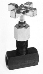 Parker - 8 GPM 3/8 Inlet Steel Hydraulic Control Valve - 3/8-18 Thread - Industrial Tool & Supply
