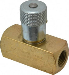 Parker - 8 GPM 3/8 Inlet Brass Hydraulic Control Valve - 3/8-18 Thread - Industrial Tool & Supply