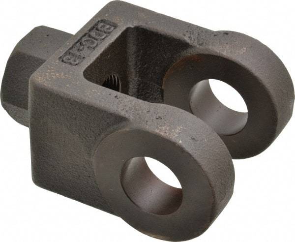Schrader Bellows - 1-1/4 - 12 Thread, Hydraulic Cylinder Female Rod Clevis - 33,500 Lb Capacity - Industrial Tool & Supply