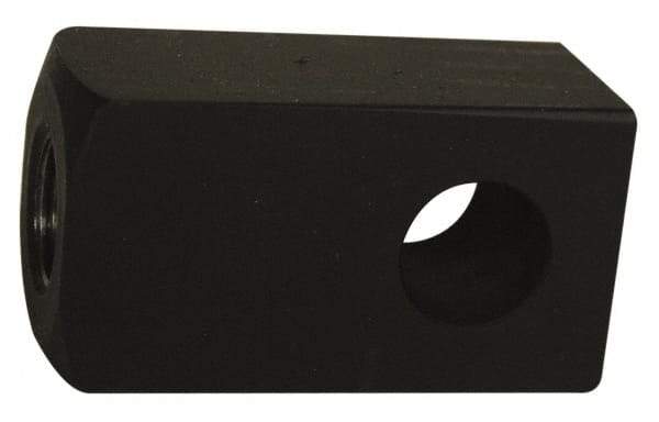 Schrader Bellows - 1-1/4 - 12 Thread, Hydraulic Cylinder Female Rod Eye - 33,500 Lb Capacity, 4-13/16" OAL - Industrial Tool & Supply
