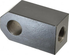 Schrader Bellows - 3/4-16 Thread, Hydraulic Cylinder Female Rod Eye - 12,100 Lb Capacity, 2-13/16" OAL - Industrial Tool & Supply