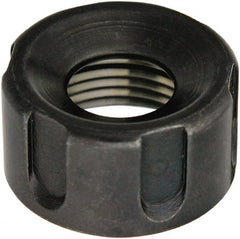 Techniks - ER20 Slotted Collet Nut - Industrial Tool & Supply