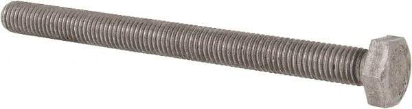 Value Collection - M10x1.50mm Metric Coarse, 120mm Length Under Head Hex Head Cap Screw - Fully Threaded, Grade 8.8 Steel, Uncoated, 17mm Hex - Industrial Tool & Supply