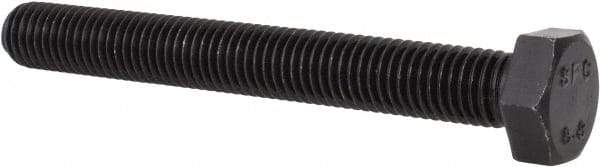 Value Collection - M12x1.75mm Metric Coarse, 100mm Length Under Head Hex Head Cap Screw - Fully Threaded, Grade 8.8 Steel, Uncoated, 19mm Hex - Industrial Tool & Supply
