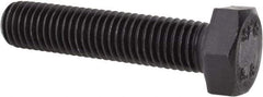 Value Collection - M12x1.75mm Metric Coarse, 55mm Length Under Head Hex Head Cap Screw - Fully Threaded, Grade 8.8 Steel, Uncoated, 19mm Hex - Industrial Tool & Supply