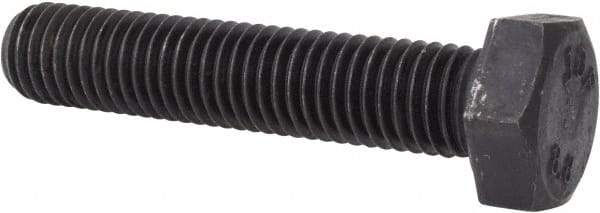 Value Collection - M12x1.75mm Metric Coarse, 60mm Length Under Head Hex Head Cap Screw - Fully Threaded, Grade 8.8 Steel, Uncoated, 19mm Hex - Industrial Tool & Supply