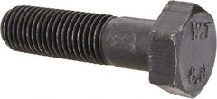 Value Collection - M12x1.50mm Metric Fine, 45mm Length Under Head Hex Head Cap Screw - Partially Threaded, Grade 8.8 Steel, Uncoated, 19mm Hex - Industrial Tool & Supply