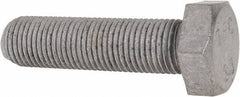 Value Collection - M12x1.25mm Metric Fine, 45mm Length Under Head Hex Head Cap Screw - Fully Threaded, Grade 8.8 Steel, Uncoated, 19mm Hex - Industrial Tool & Supply