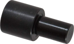 Gibraltar - 1-3/32" OAL, 5/8" Head Height, 5/8" OD, Low Carbon Steel, Ground, Press Fit Rest Button - Black Oxide Coating, 3/8" Pin Diam - Industrial Tool & Supply