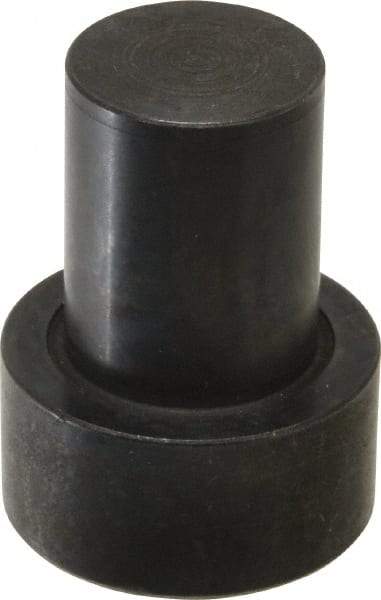 Gibraltar - 1-31/32" OAL, 3/4" Head Height, 1-1/2" OD, Low Carbon Steel, Ground, Press Fit Rest Button - Black Oxide Coating, 1.001" Pin Diam - Industrial Tool & Supply