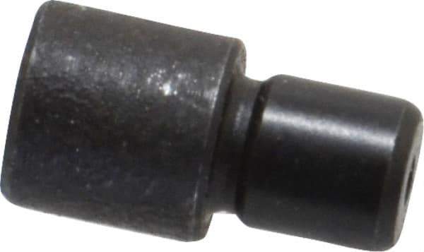 Gibraltar - 15/32" OAL, 1/4" Head Height, 1/4" OD, 52100 Steel, Unground, Press Fit Rest Button - Black Oxide Coating, 0.1885" Pin Diam - Industrial Tool & Supply