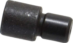 Gibraltar - 15/32" OAL, 1/4" Head Height, 1/4" OD, 52100 Steel, Unground, Press Fit Rest Button - Black Oxide Coating, 0.1885" Pin Diam - Industrial Tool & Supply