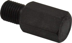 Gibraltar - 1-3/16" OAL, 3/4" Head Height, Low Carbon Steel, Threaded Rest Button - Black Oxide Coating, 3/8-24 Thread, 1/2" Hex - Industrial Tool & Supply