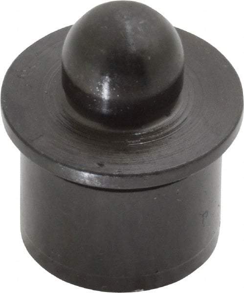 Gibraltar - 0.3748" Nose Diam, 5/16" Nose Length, 3/4" Collar Diam, Bullet Straight Locating Pin - Steel, 0.6267" Tail Diam, 1/2" Tail Length, 7/8" OAL, +0.0000" Tolerance - Industrial Tool & Supply