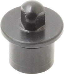 Gibraltar - 0.2499" Nose Diam, 7/32" Nose Length, 9/16" Collar Diam, Bullet Straight Locating Pin - Steel, 0.4078" Tail Diam, 3/8" Tail Length, 21/32" OAL, Relieved, +0.0000" Tolerance - Industrial Tool & Supply