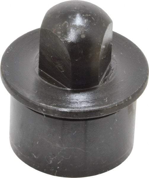 Gibraltar - 0.4998" Nose Diam, 13/32" Nose Length, 7/8" Collar Diam, Bullet Straight Locating Pin - Steel, 0.7518" Tail Diam, 1/2" Tail Length, 31/32" OAL, Relieved, +0.0000" Tolerance - Industrial Tool & Supply