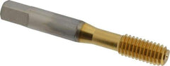 OSG - 3/8-16 UNC H6 Thread Limit Modified Bottoming Thread Forming Tap - Cobalt, TiN Finish, 2-15/16" OAL, 1-1/4" Thread Length, Right Hand Thread, Series HY-PRO NRT - Exact Industrial Supply