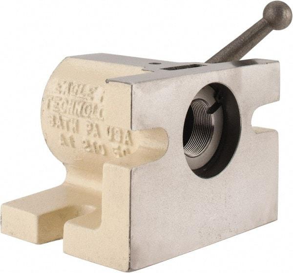 Eagle Rock - Series 5C, 1-1/16" Collet Capacity, Horizontal/Vertical Standard Collet Holding Fixture - Manually Activated, 3-3/4" Base Diam Width, 4" High - Industrial Tool & Supply