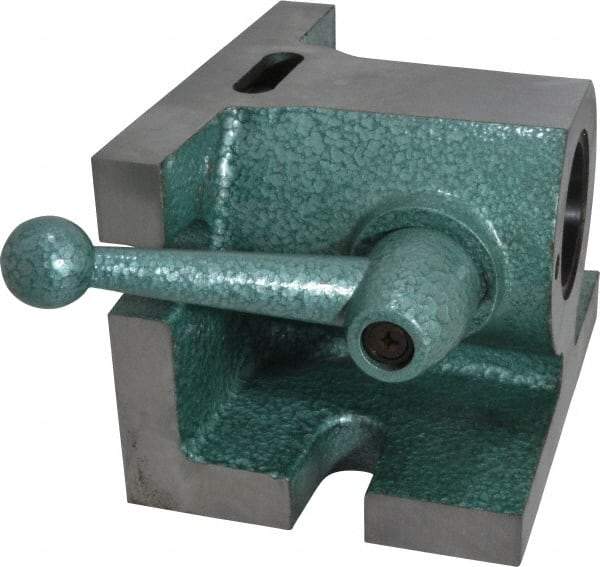 Interstate - Series 5C, 1/32 to 1-1/8" Collet Capacity, Horizontal/Vertical Standard Collet Holding Fixture - Manually Activated, 3-5/8" Base Diam Width, 4" High - Industrial Tool & Supply