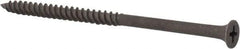 Value Collection - #10, 3-1/2" OAL, Phillips Drive Bugle Head, Steel Drywall Screws - Black Phosphate Finish, Grade 1018 - Industrial Tool & Supply