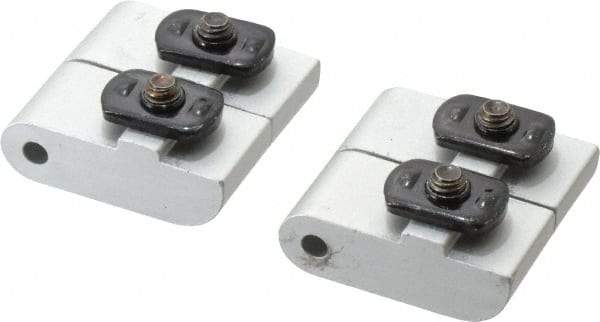 80/20 Inc. - Left Lift Off Hinge Long Pin Top Short Pin Bottom - Aluminum - Industrial Tool & Supply