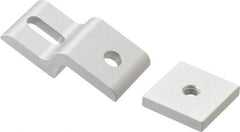 80/20 Inc. - 1" Wide, 9/16" High, Open Shelving Accessory/Component - Aluminum, 1.938" Deep, Use with Series 10 - Industrial Tool & Supply