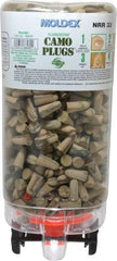 Moldex - One Touch Disposable Non-Refillable Earplug Dispenser with 33 dB Earplugs - Camouflage Earplugs, 500 Pairs, Includes Mounting Hardware - Industrial Tool & Supply